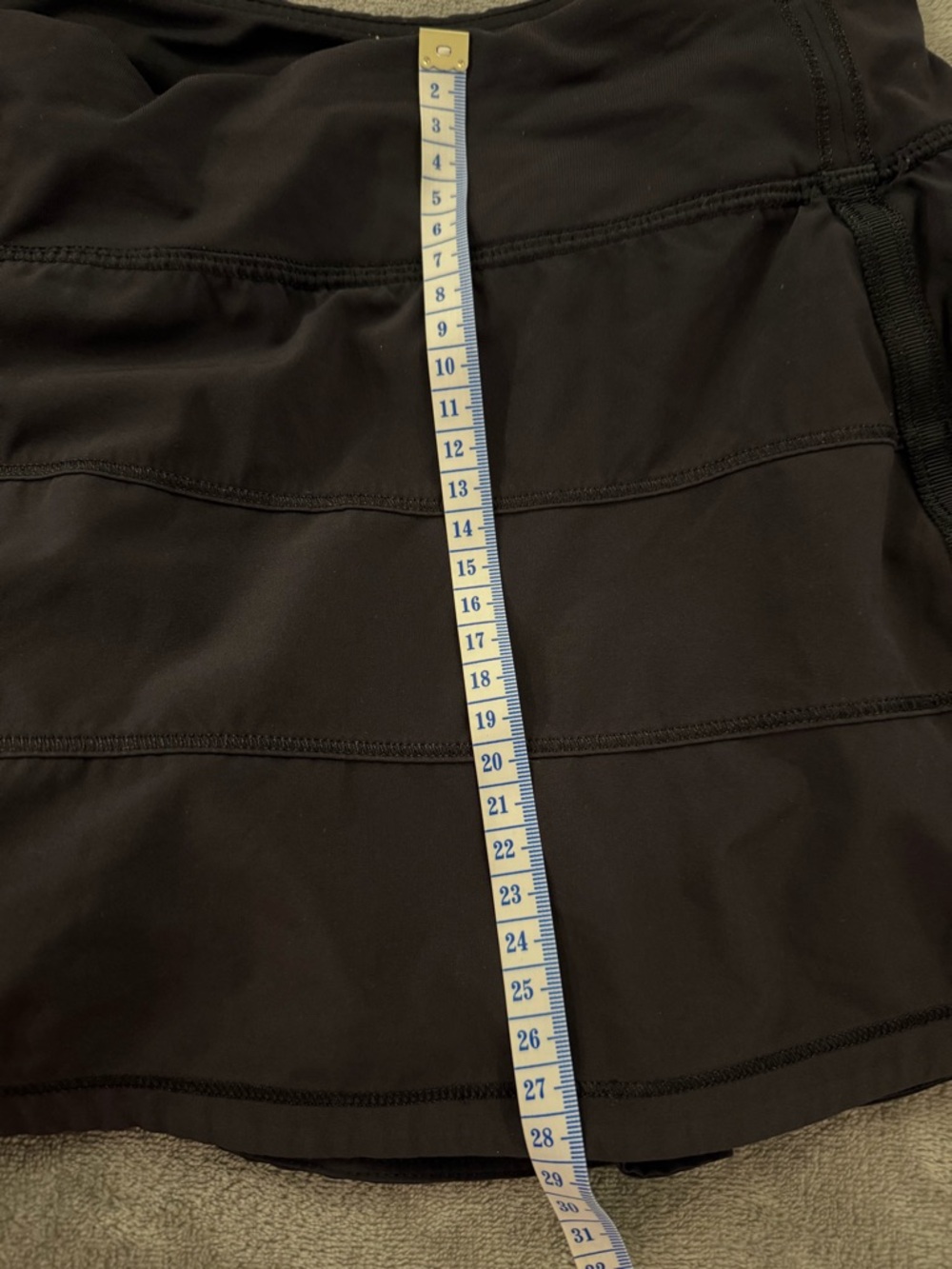lululemon athletica Charcoal Gray Mini Skirt - Picture 7 of 7